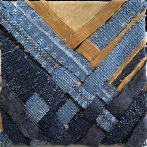 Denim e juta – opera di Cristina Zucchi