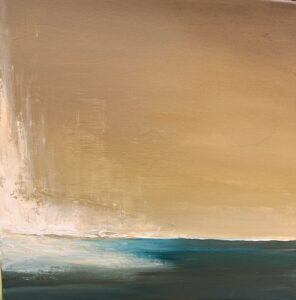 Mare d’inverno – dipinto di Cristina Zucchi