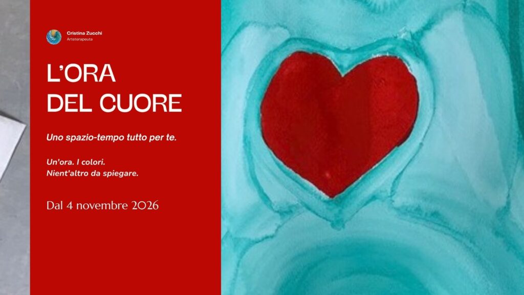 Banner dell'esperienza di arteterapia L'Ora del Cuore
