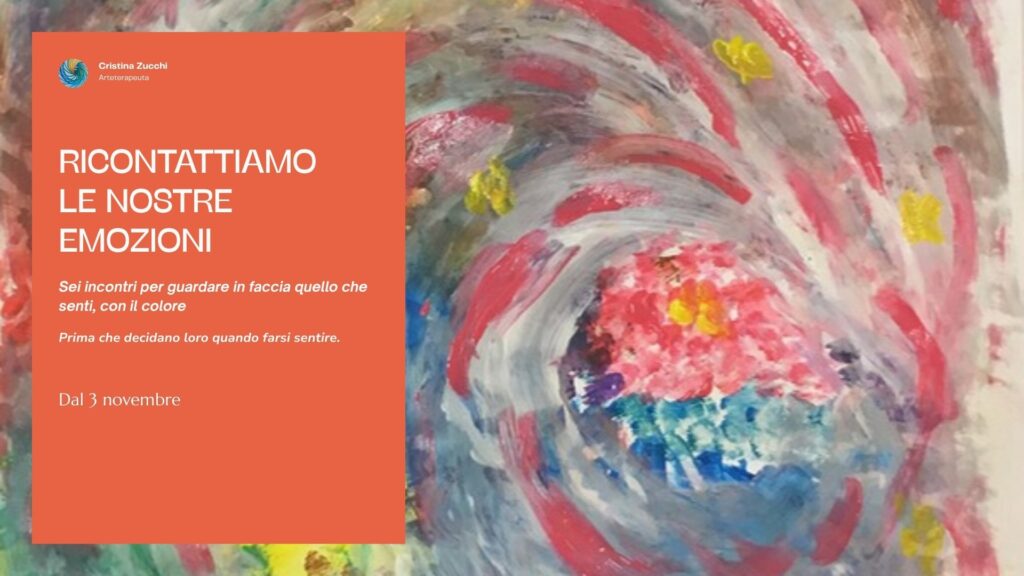 Ricontattiamo le nostre emozioni: percorso di arteterapia con la pittura, sei incontri dal 3 novembre